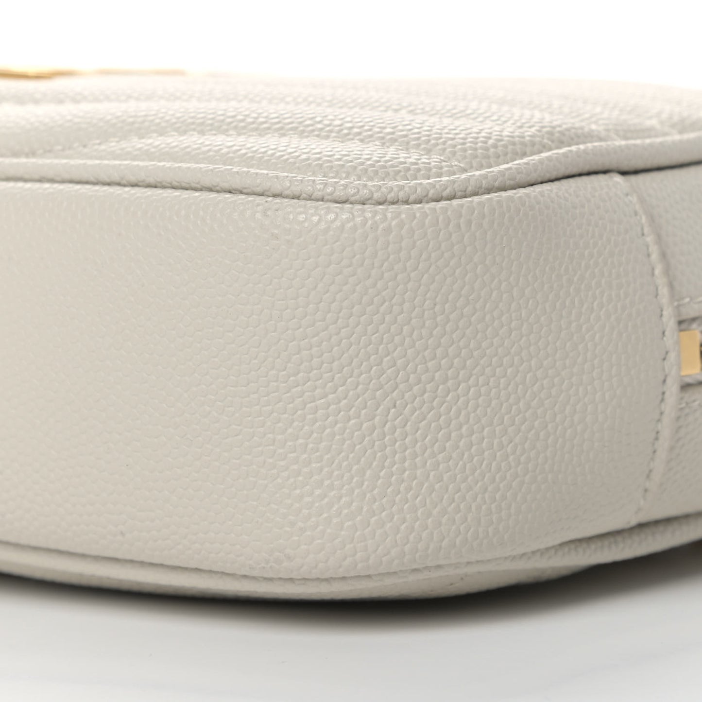Grain De Poudre Matelasse Monogram Mini Lou Camera Bag Crema Soft
