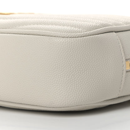Saint Laurent Grain De Poudre Matelasse Monogram Mini Lou Camera Bag Crema Soft 9 of 9