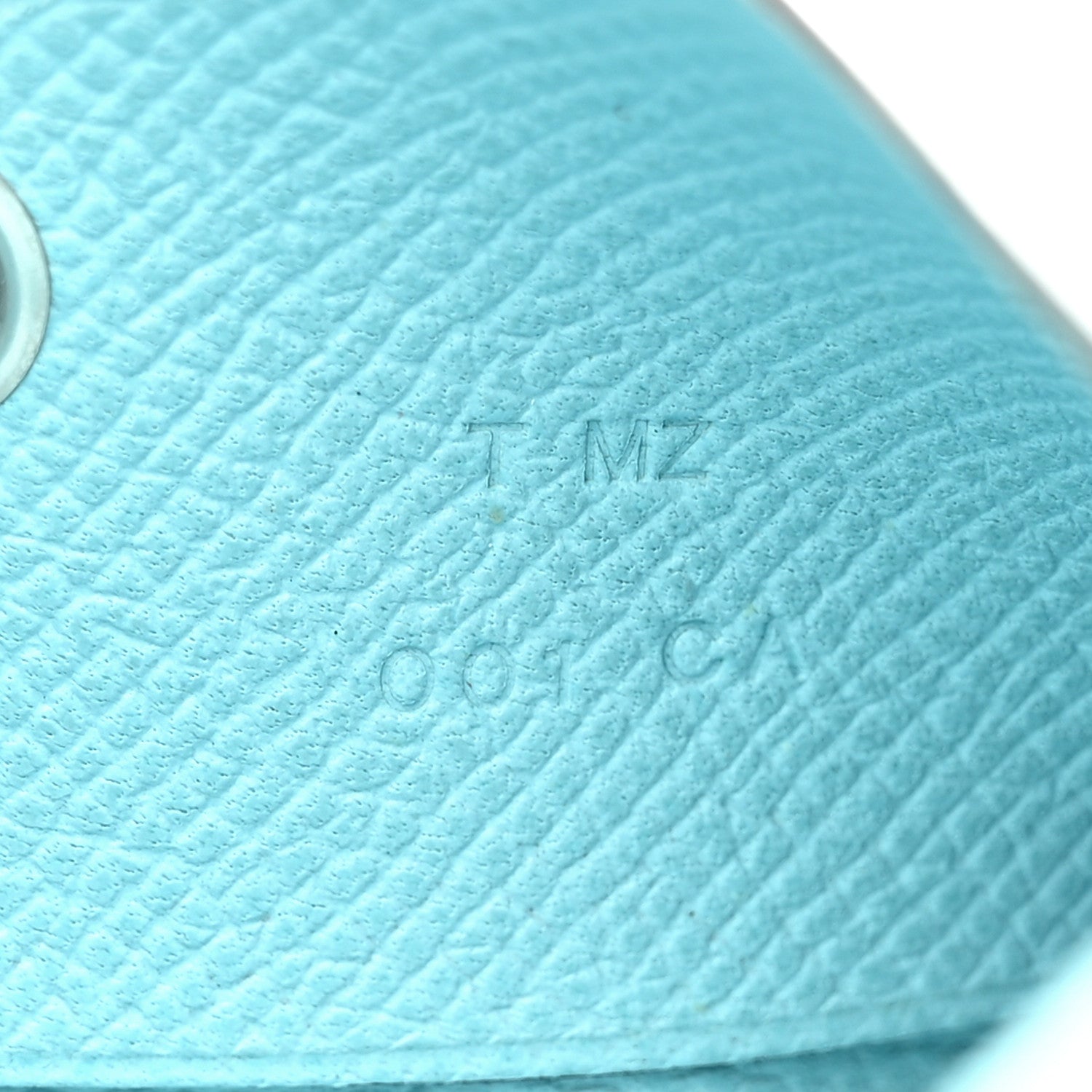 Hermes Epsom Calvi Card Case Bleu Atoll 8 of 8
