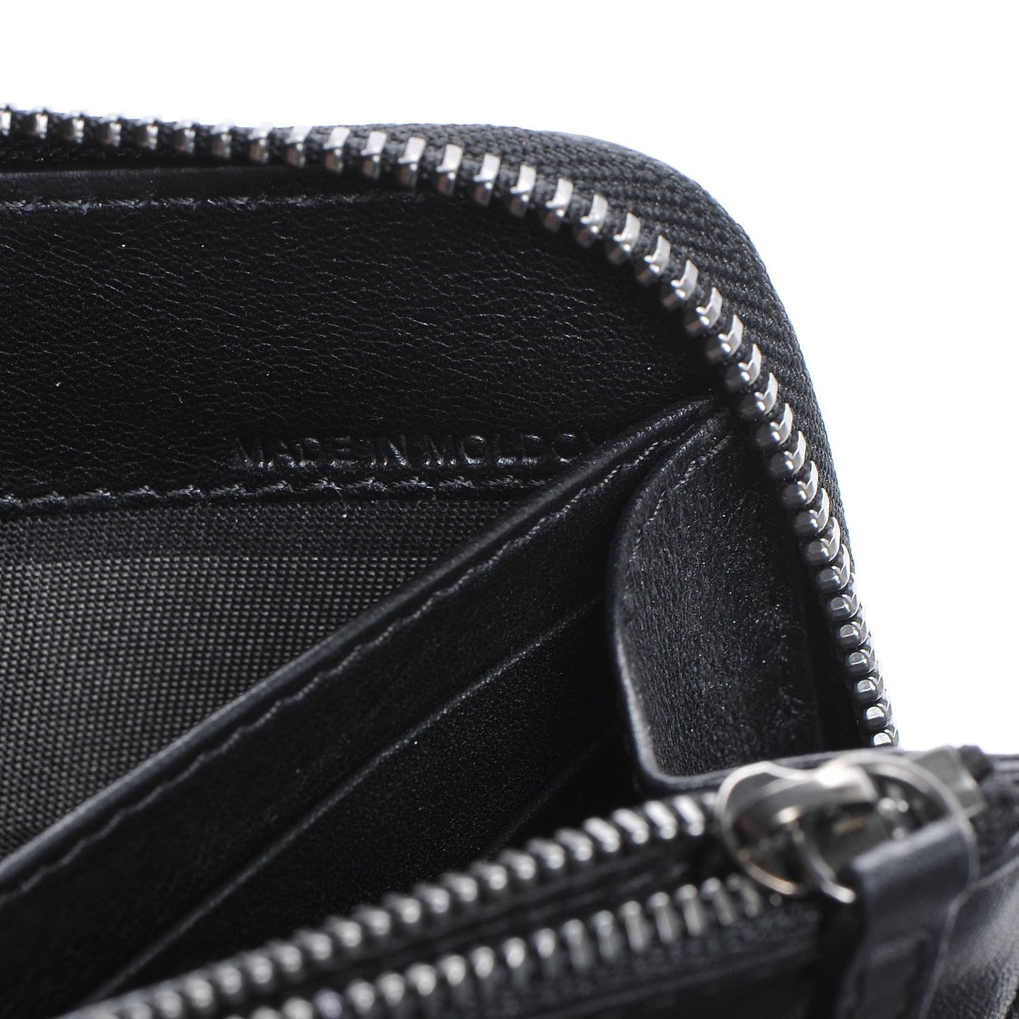 London Calfskin Elmore Zip Around Wallet Wine