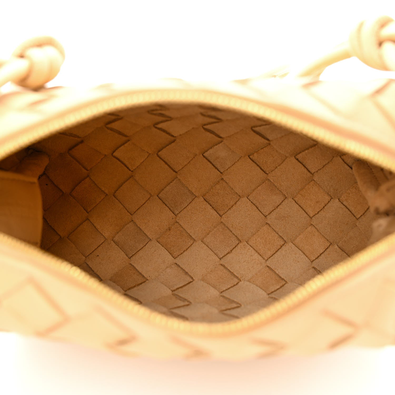 Bottega Veneta Nappa Intrecciato Mini Loop Camera Bag Almond 5 of 9