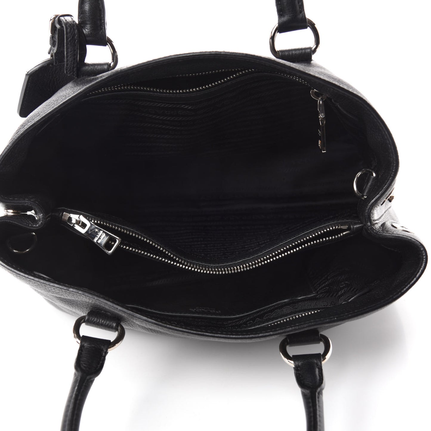 Vitello Daino Tote Black