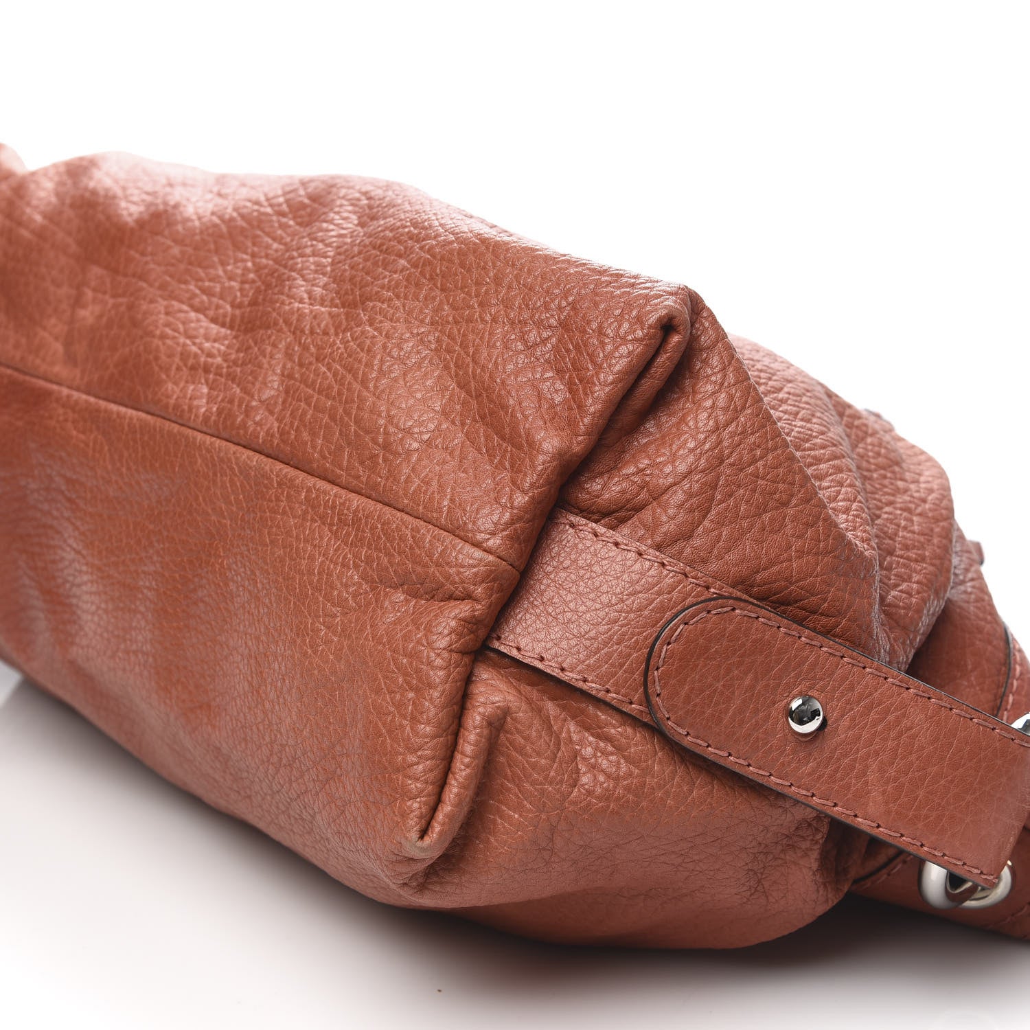 Gucci Calfskin Medium Bamboo Bar Shoulder Bag Light Brown 9 of 10