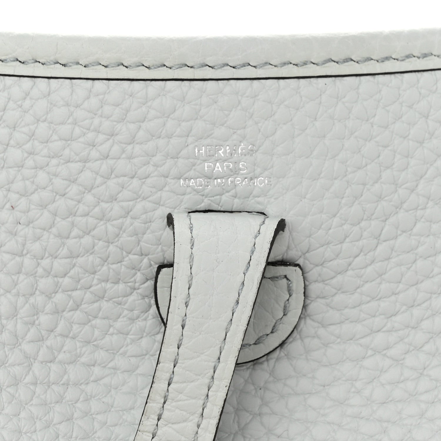 Hermes Taurillon Clemence Amazone Evelyne TPM Bleu Pale Indigo 5 of 10