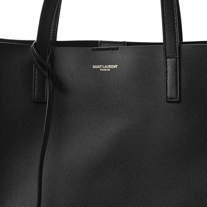 Saint Laurent Calfskin Large Shopping Tote Black 9 of 12