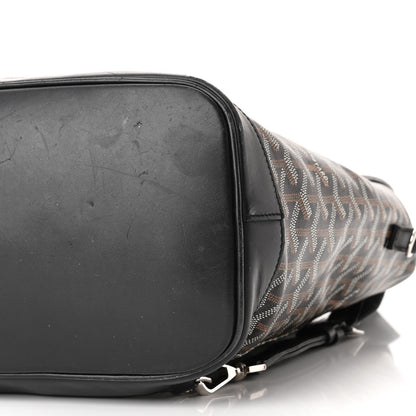 Goyard Goyardine Calfskin Alpin MM Backpack Black 9 of 11