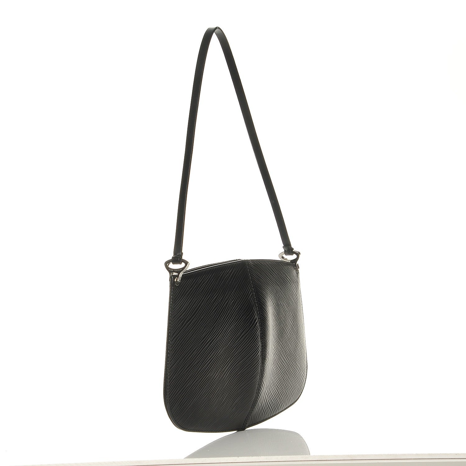 Louis Vuitton Epi Demi Lune Pochette Black 3 of 7