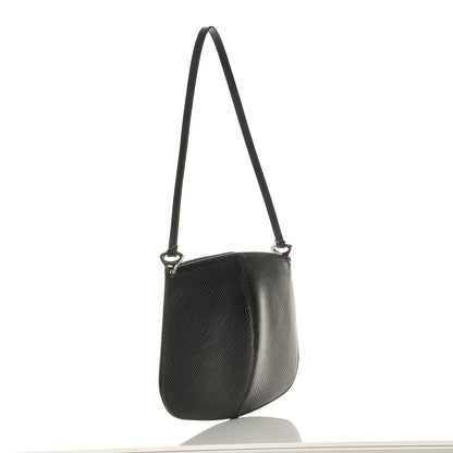 Louis Vuitton Epi Demi Lune Pochette Black 3 of 7