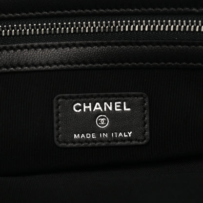 Chanel Canvas La Pausa Cosmetic Case Black 6 of 7