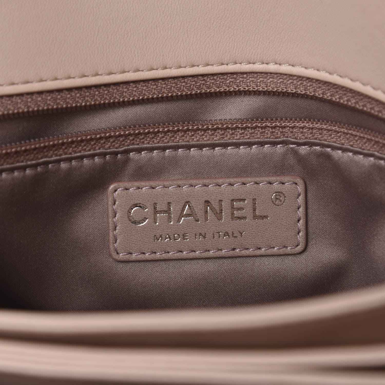 Chanel Lambskin Quilted Jumbo by 4 Flap Beige 8 of 10