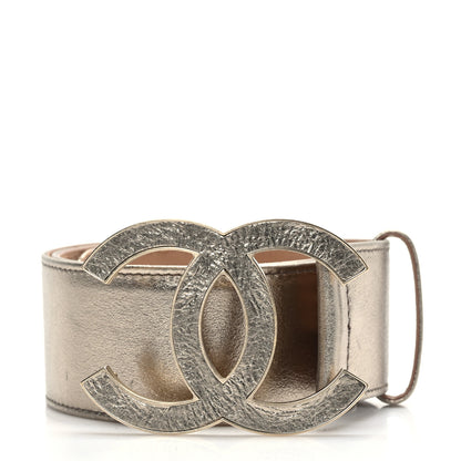 Chanel Metallic Calfskin CC Belt 100 40 Gold 1 of 5