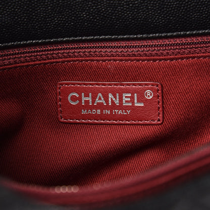 Chanel Caviar Quilted Small Coco Handle Flap Black 7 of 8