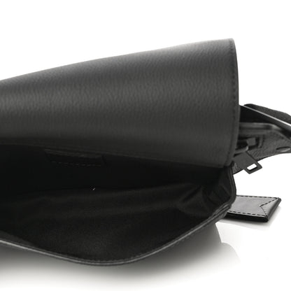Louis Vuitton Grained Calfskin Aerogram Slingbag Black 6 of 11