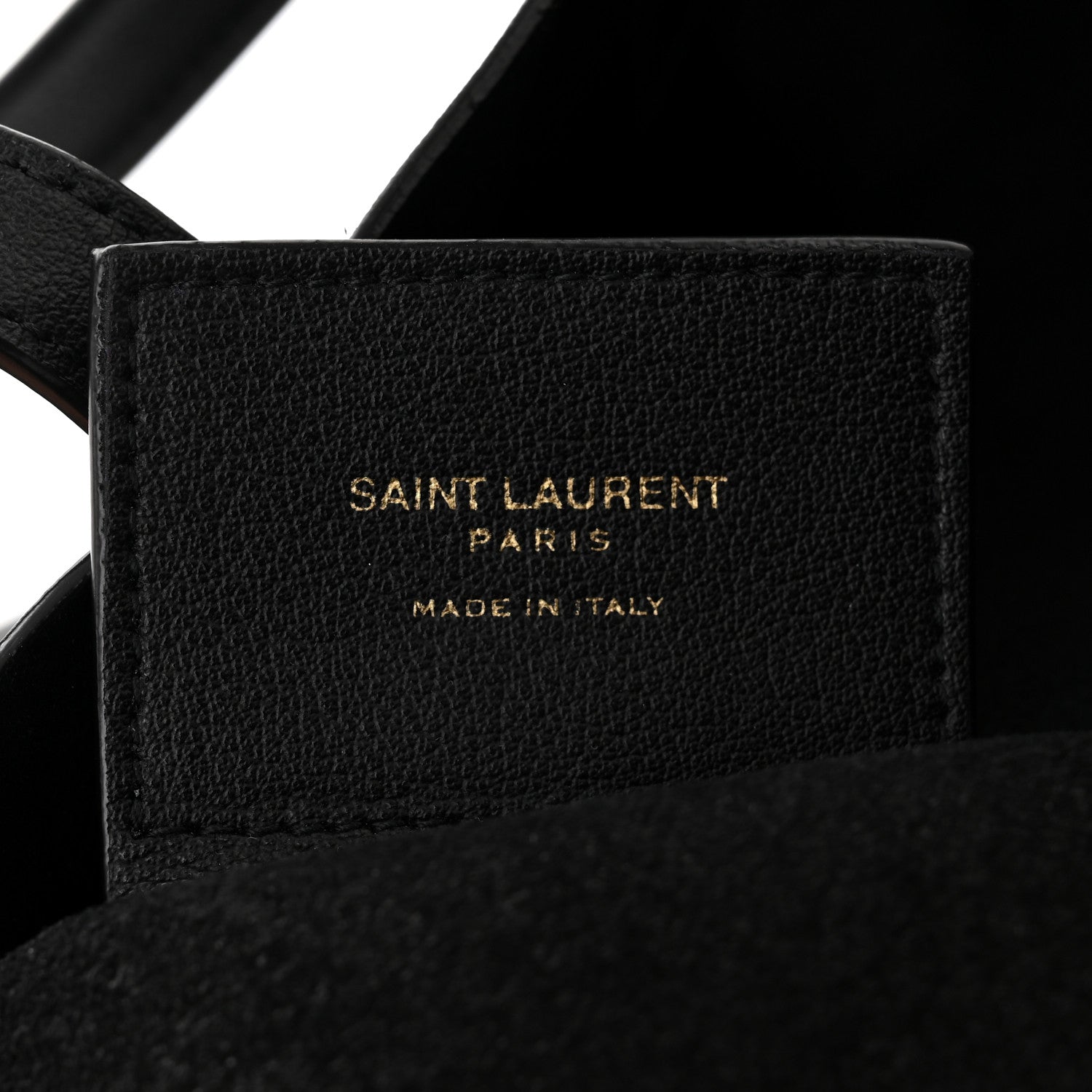 Saint Laurent Calfskin Toy Shopping Tote Black 6 of 10