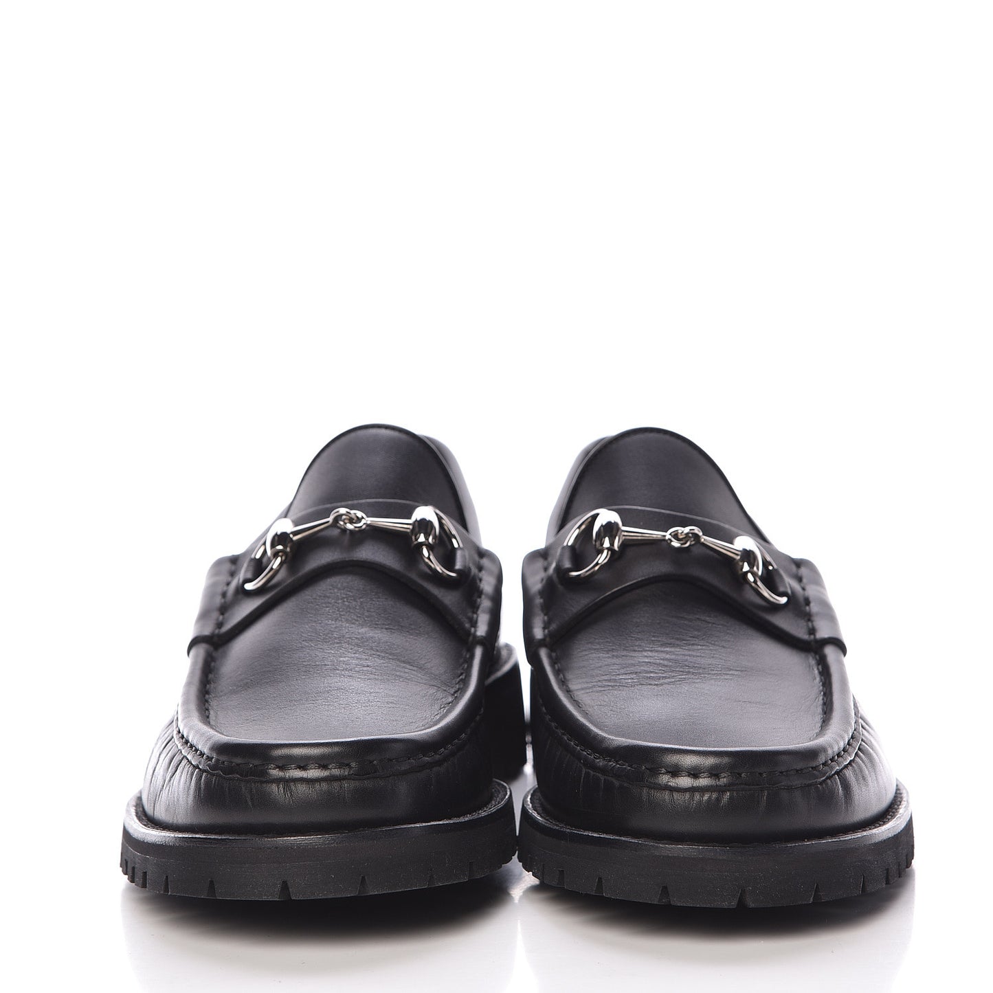 Laredo Calfskin Mens Horsebit Loafers 9 Black