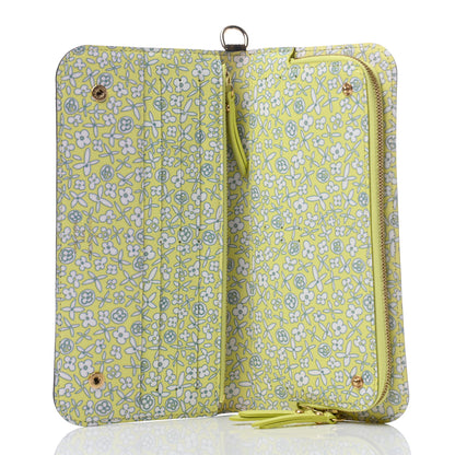 Louis Vuitton Monogram Fleuri Insolite Wallet Yellow 5 of 6