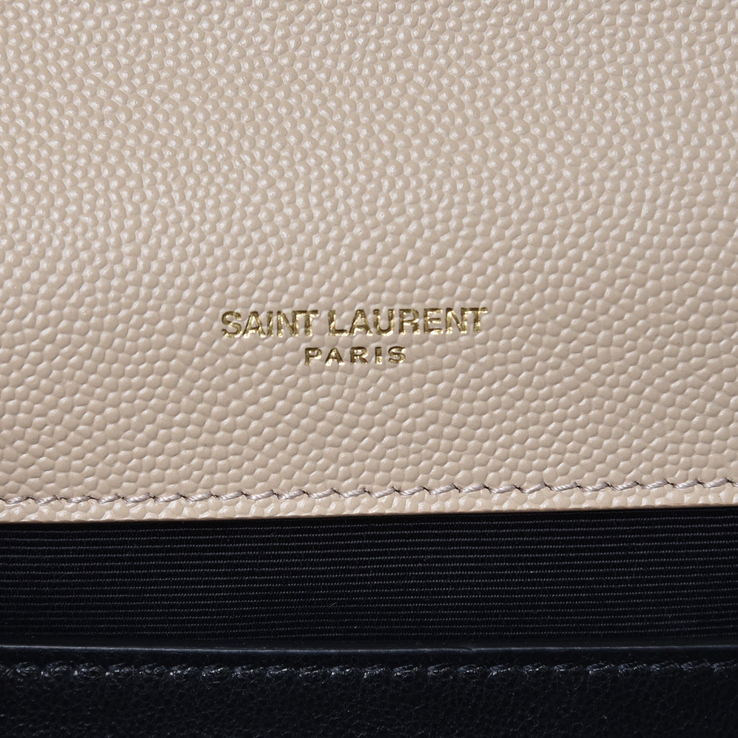 Saint Laurent Grain De Poudre Medium Monogram Kate Satchel Nude Powder 6 of 9