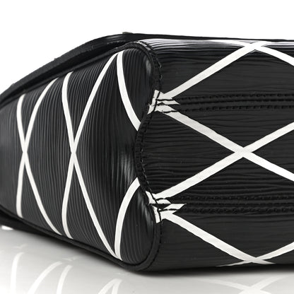 Louis Vuitton Epi Malletage Twist Shoulder Bag PM Black 8 of 9