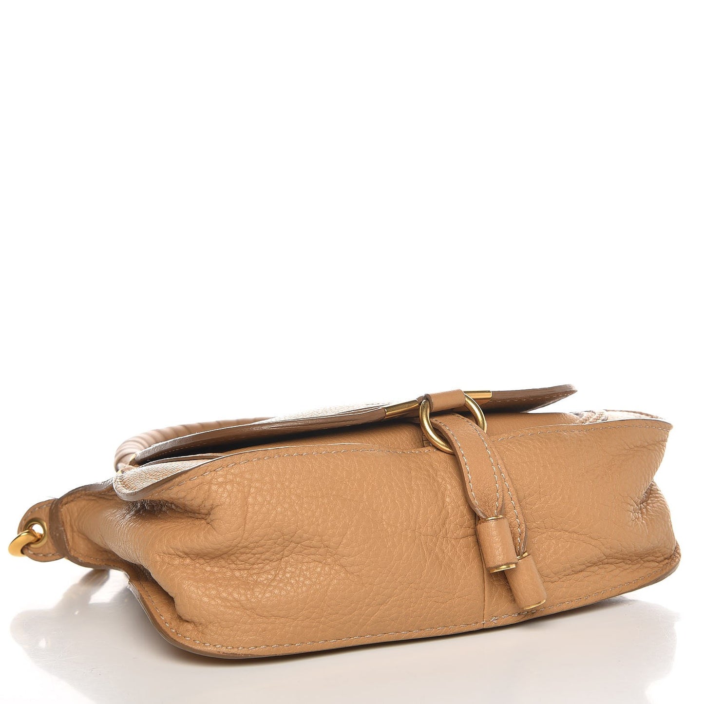 Calfskin Mini Marcie Satchel Blonde Chestnut