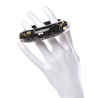 Louis Vuitton Resin Swarovski Small Inclusion Bracelet GM Black 2 of 3