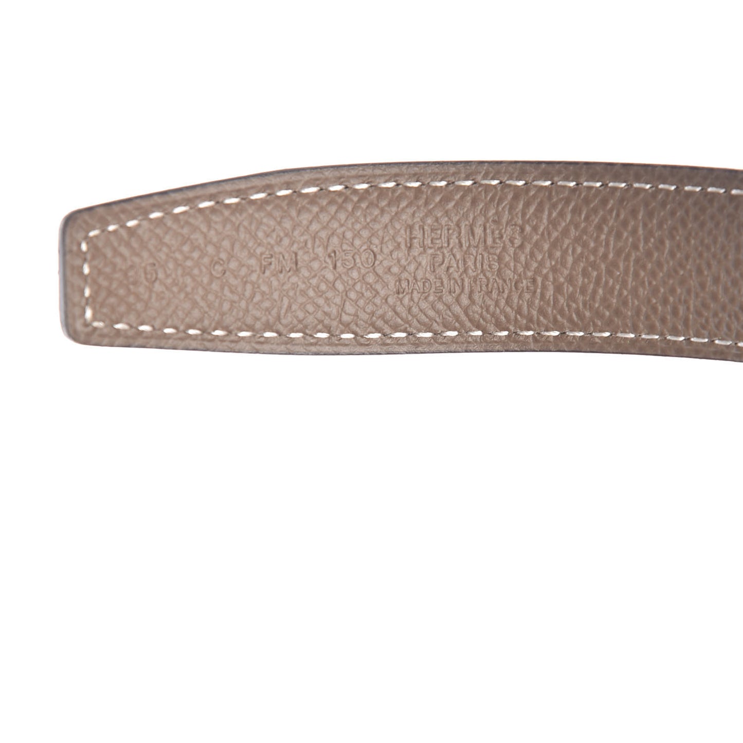 Swift Epsom 24mm Mini Constance H Belt 85 Black Etoupe