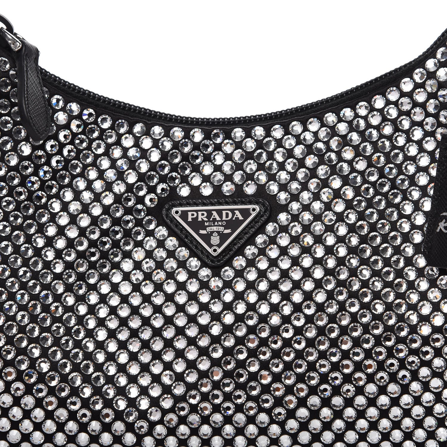 Prada Satin Crystal Mini Re-Edition 2000 Bag Cristal 10 of 12