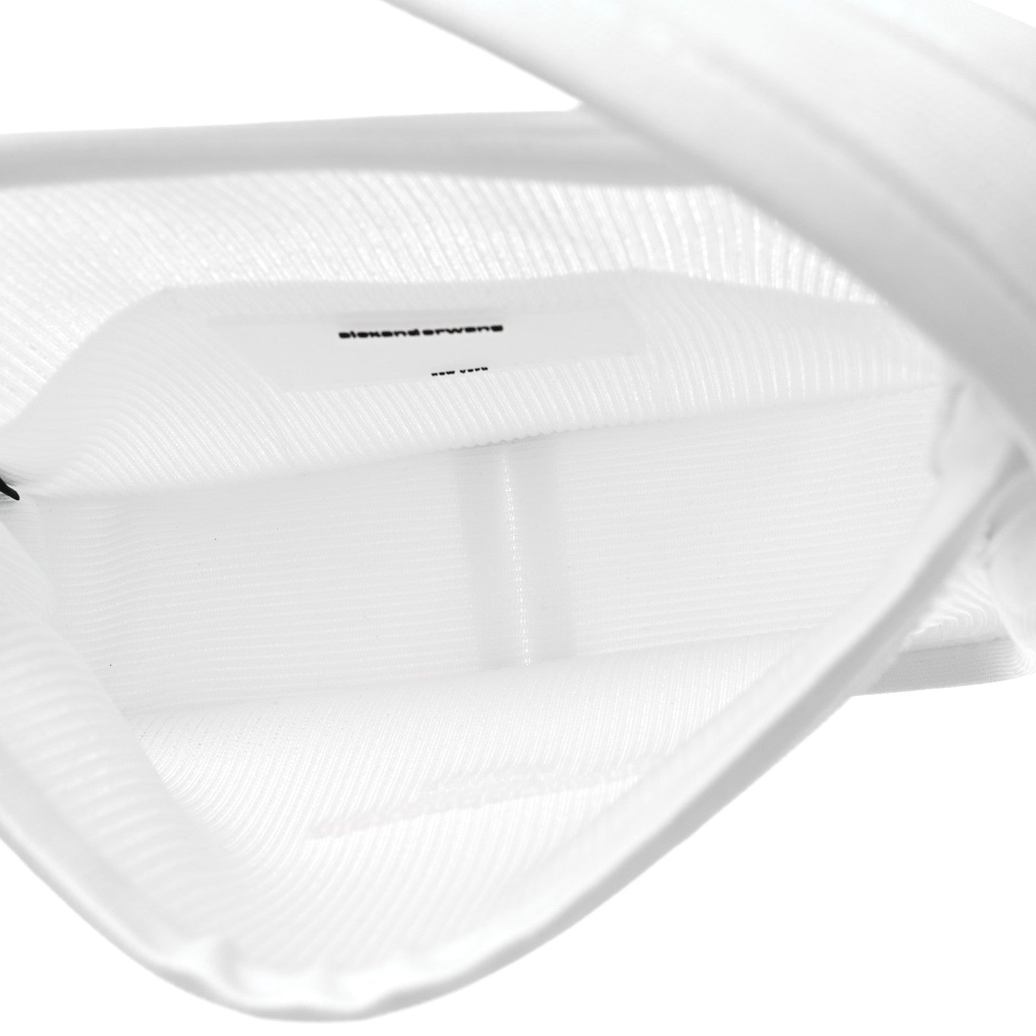 Alexander Wang Ribbed Knit Small Ryan Bag White 5 of 11