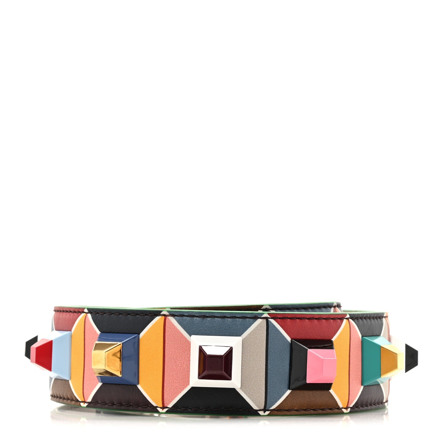 Calfskin Studded Strap You Multicolor