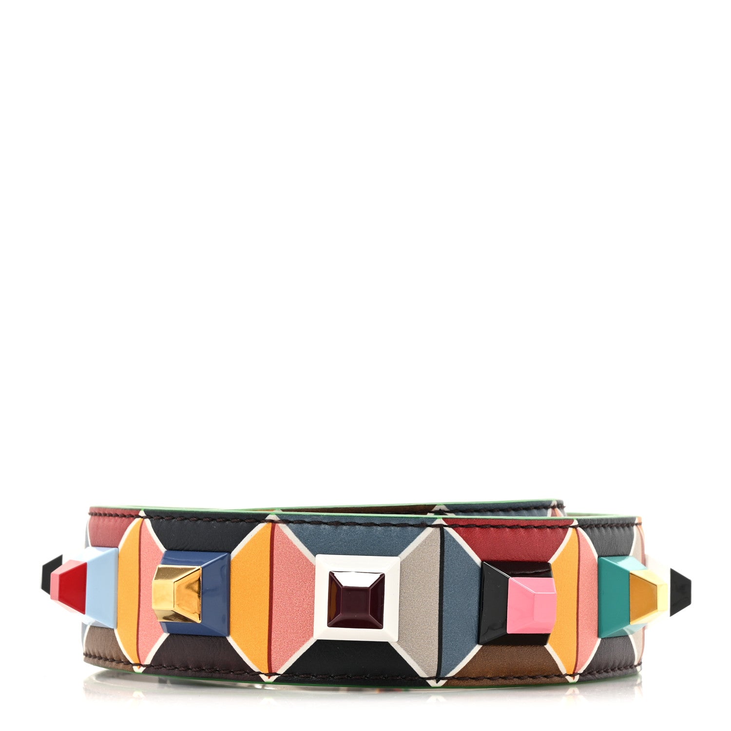 Fendi Calfskin Studded Strap You Multicolor 2 of 4