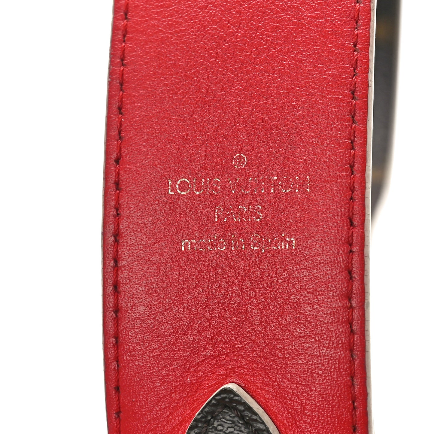 Monogram Bandouliere Shoulder Strap Red