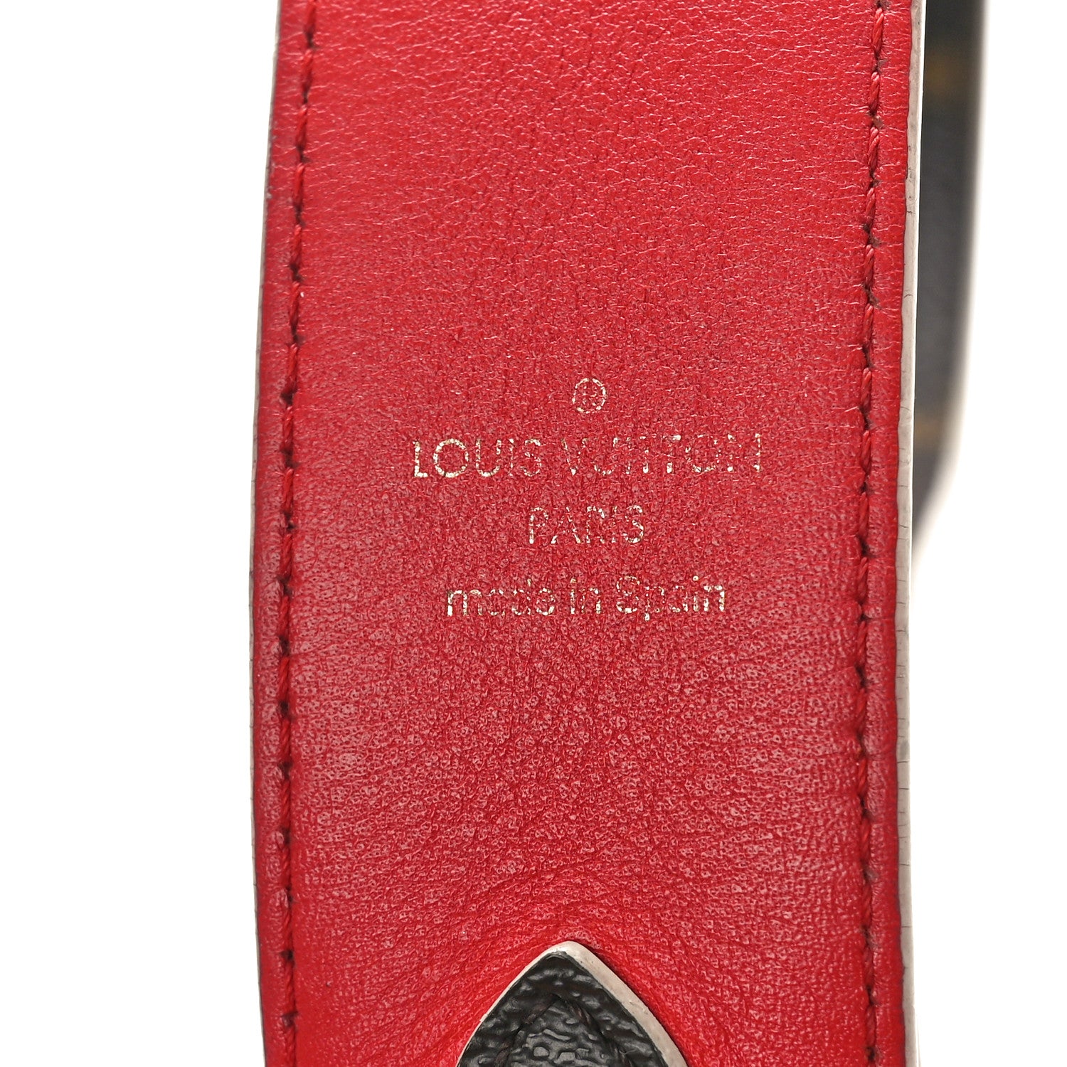 Louis Vuitton Monogram Bandouliere Shoulder Strap Red 3 of 5