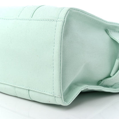 Marc Jacobs Cotton Canvas Small The Traveler Tote Bag Seafoam 8 of 8
