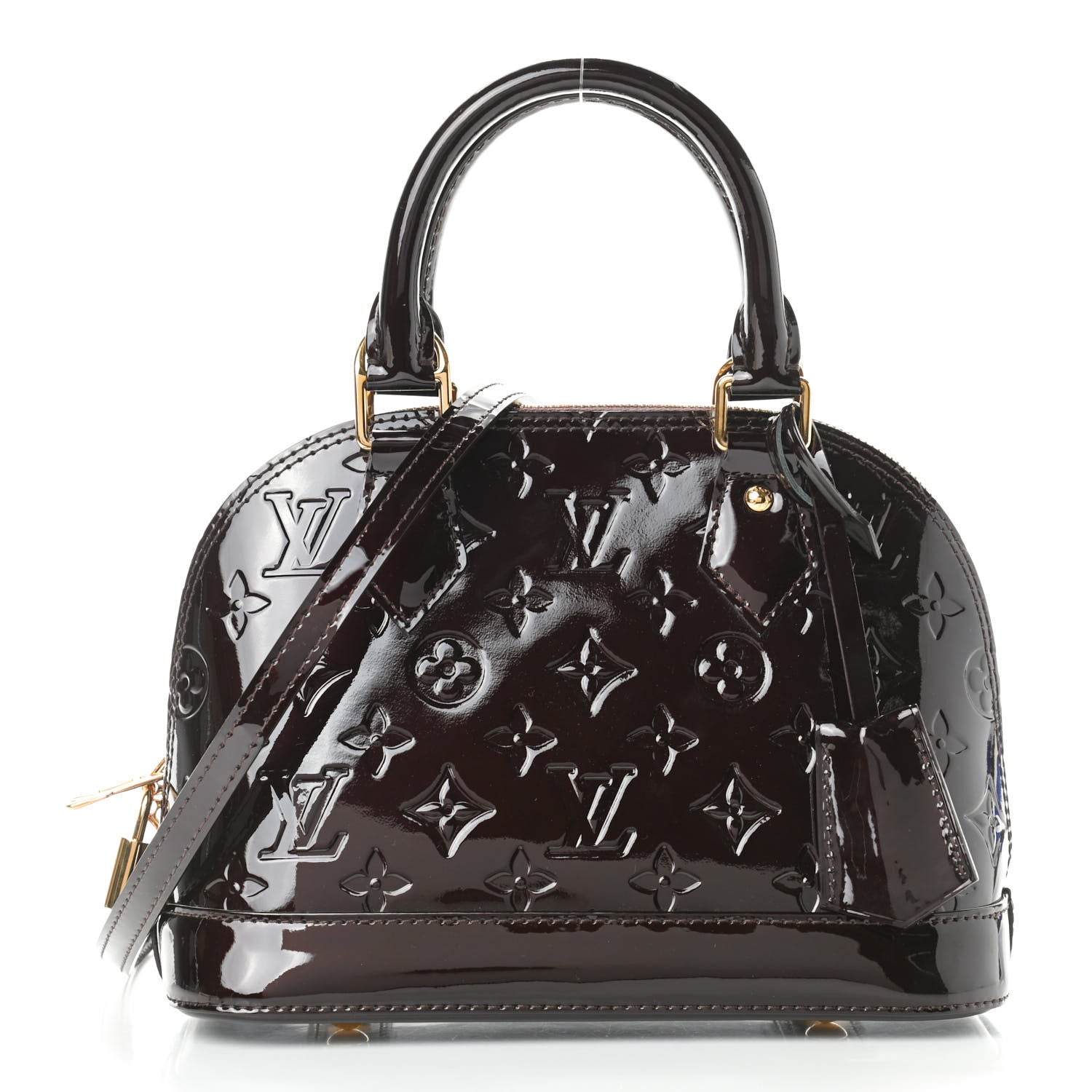 Louis Vuitton Vernis Alma BB Amarante 1 of 8