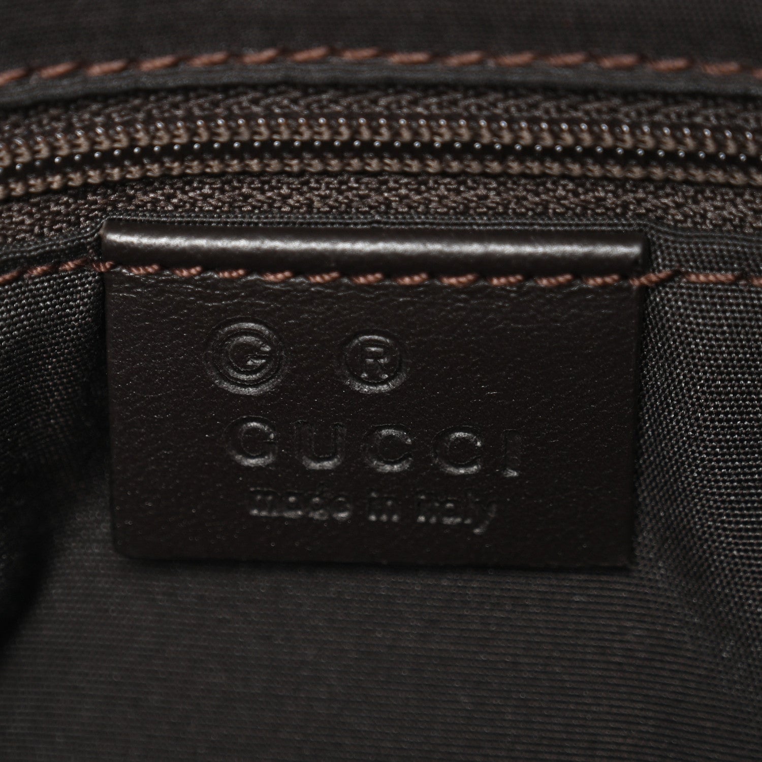 Gucci Monogram Eclipse Tote Dark Brown 6 of 12
