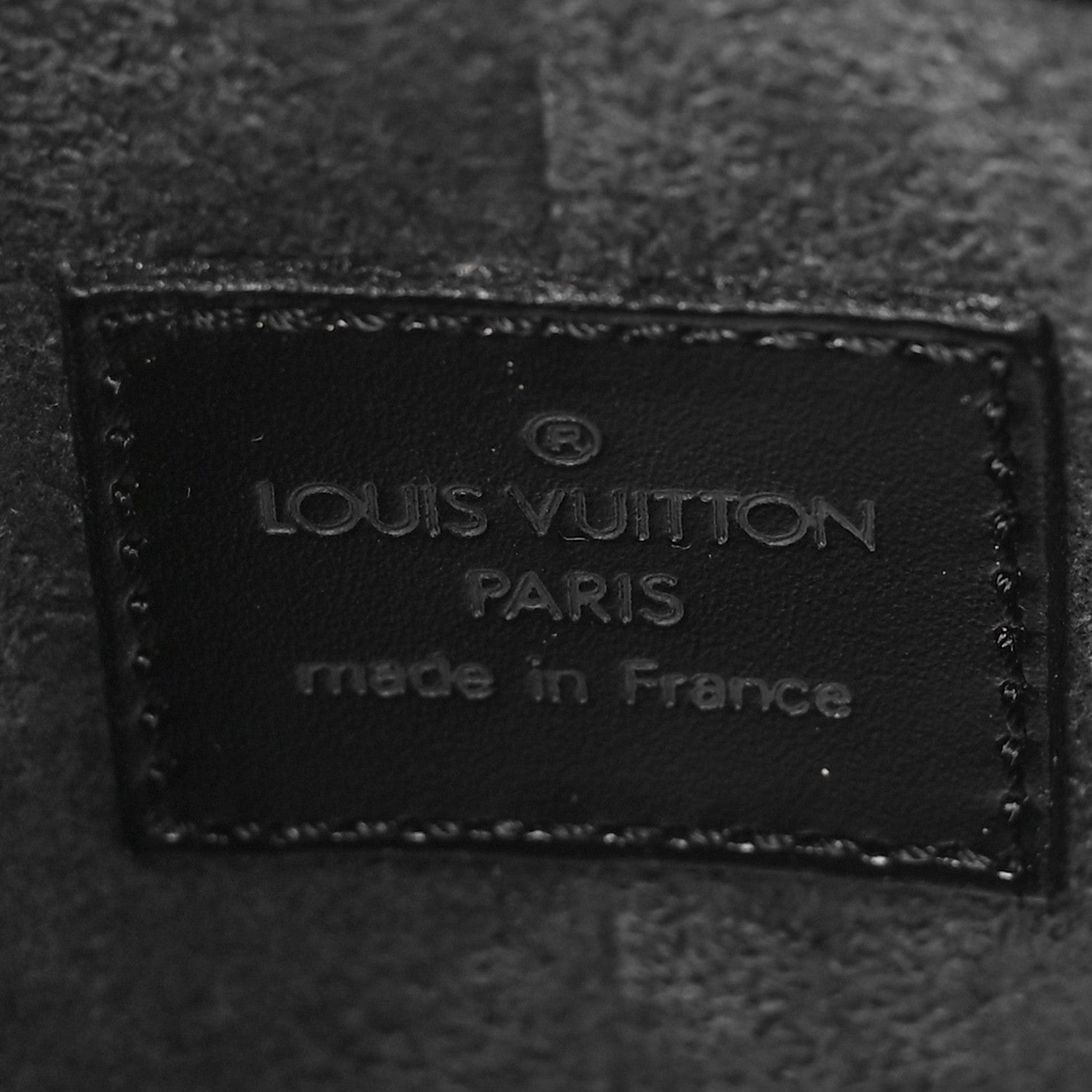 Louis Vuitton Epi Demi Lune Pochette Black 6 of 8
