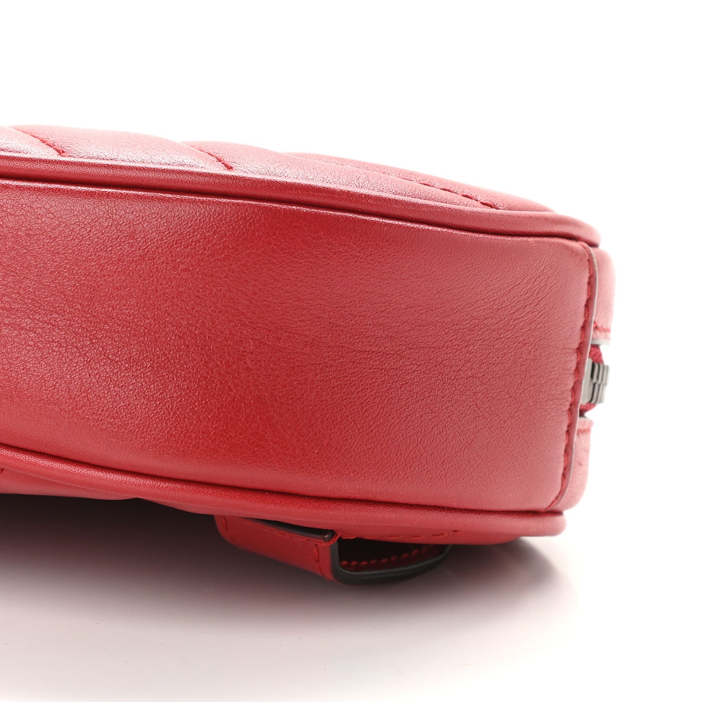 Calfskin Matelasse GG Marmont Belt Bag 95 38 Hibiscus Red