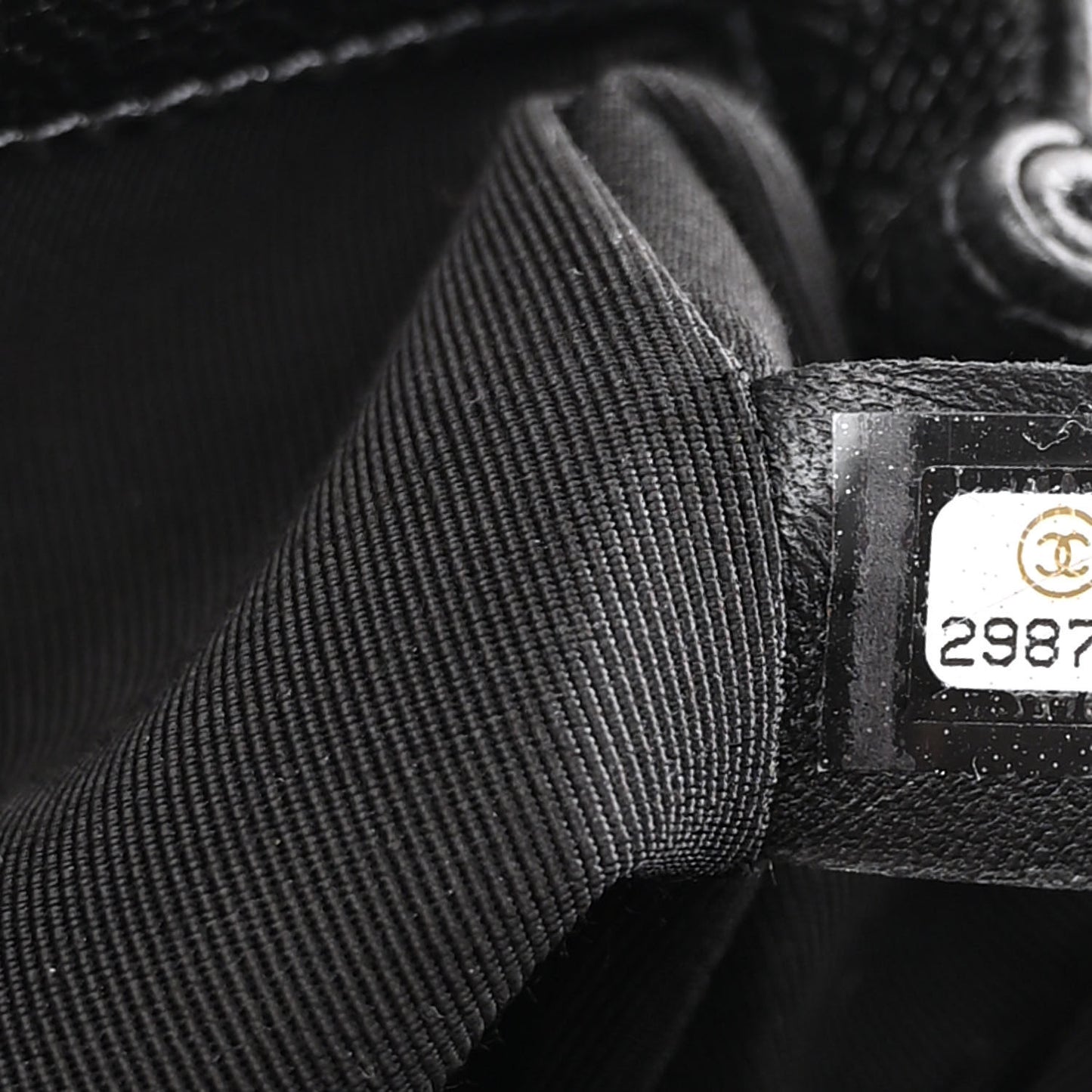 Caviar Quilted Incognito Mini Square Flap Black