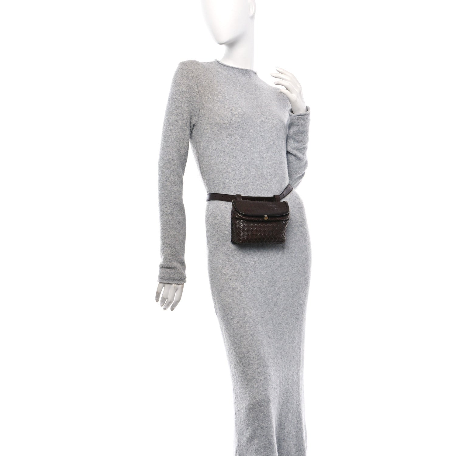 Bottega Veneta Nappa Intrecciato Small Belt Bag Ebano 3 of 16