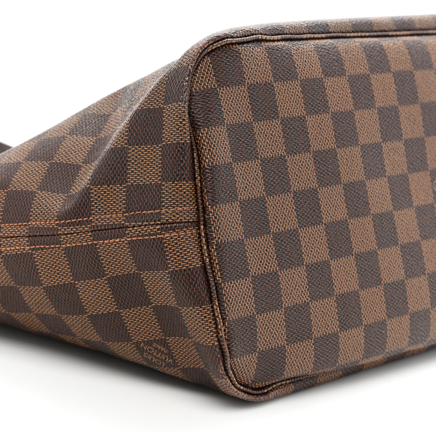 Louis Vuitton Damier Ebene Neo Neverfull MM Rose Ballerine 8 of 15