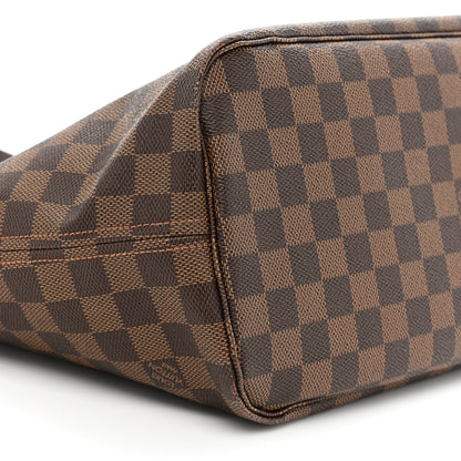 Louis Vuitton Damier Ebene Neo Neverfull MM Rose Ballerine 8 of 15