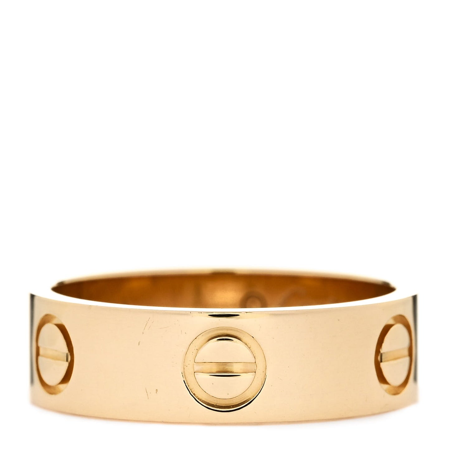 18K Yellow Gold 5.5mm LOVE Ring 53 6.5