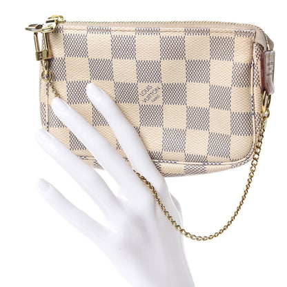 Louis Vuitton Damier Azur Mini Pochette Accessories 2 of 7