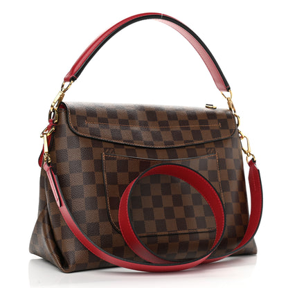 Louis Vuitton Damier Ebene Beaubourg MM Scarlet 3 of 11