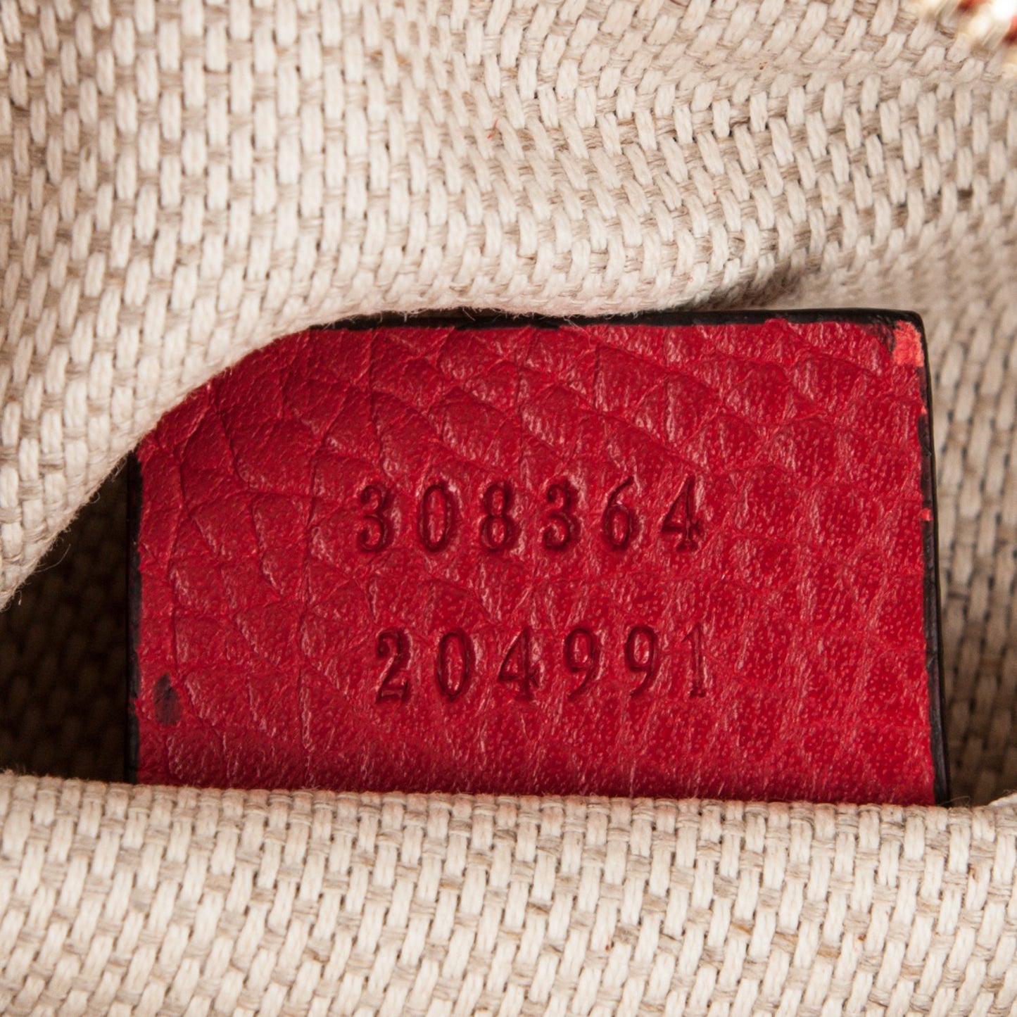 Pebbled Calfskin Small Soho Disco Bag Tabasco Red