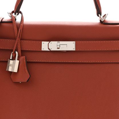 Hermes Evercolor Verso Kelly Retourne 32 Blush Deep Blue 8 of 11