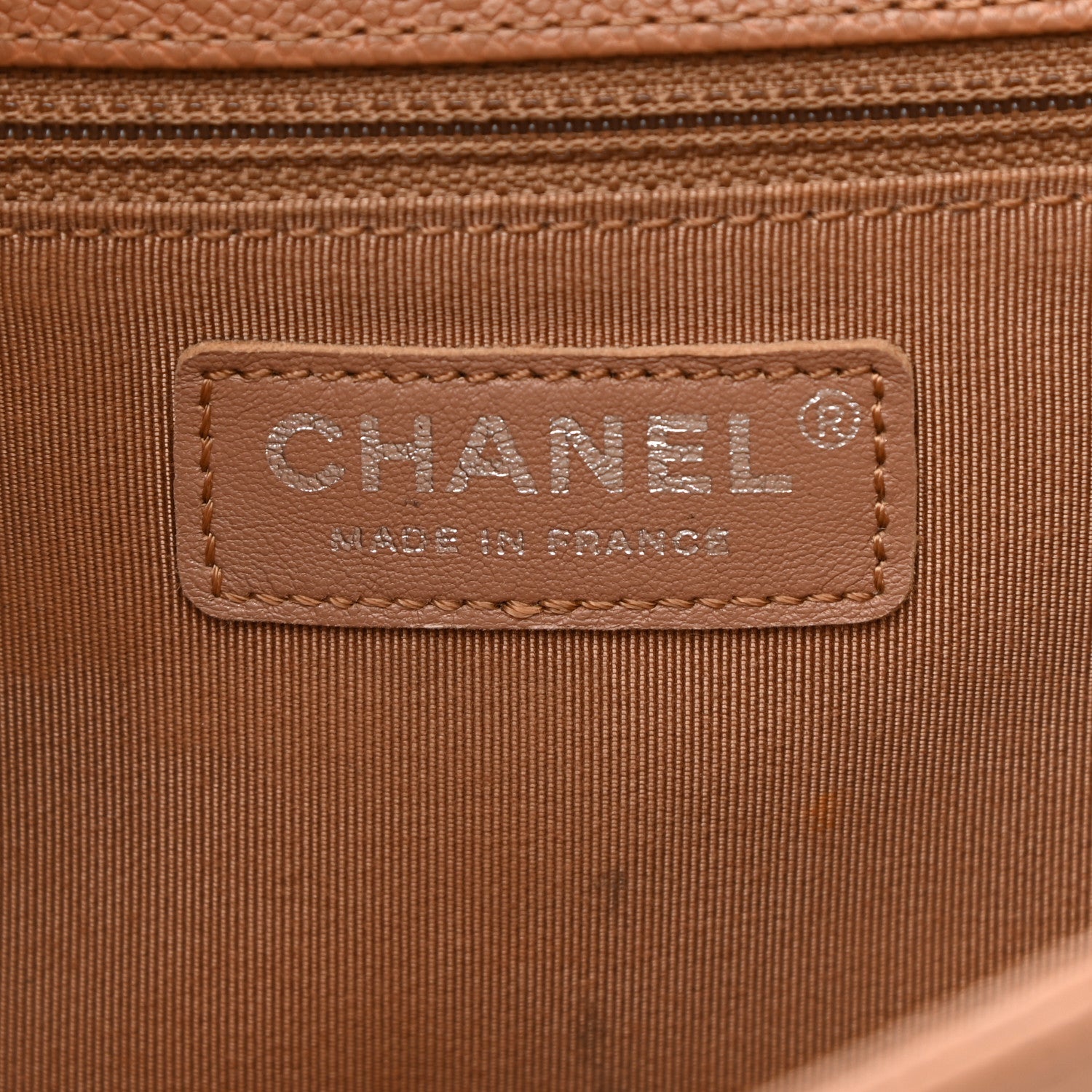 Chanel Caviar Quilted New Medium Boy Flap Camel 5 of 12