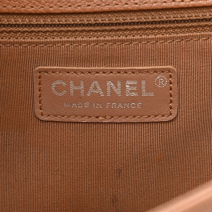 Chanel Caviar Quilted New Medium Boy Flap Camel 5 of 12
