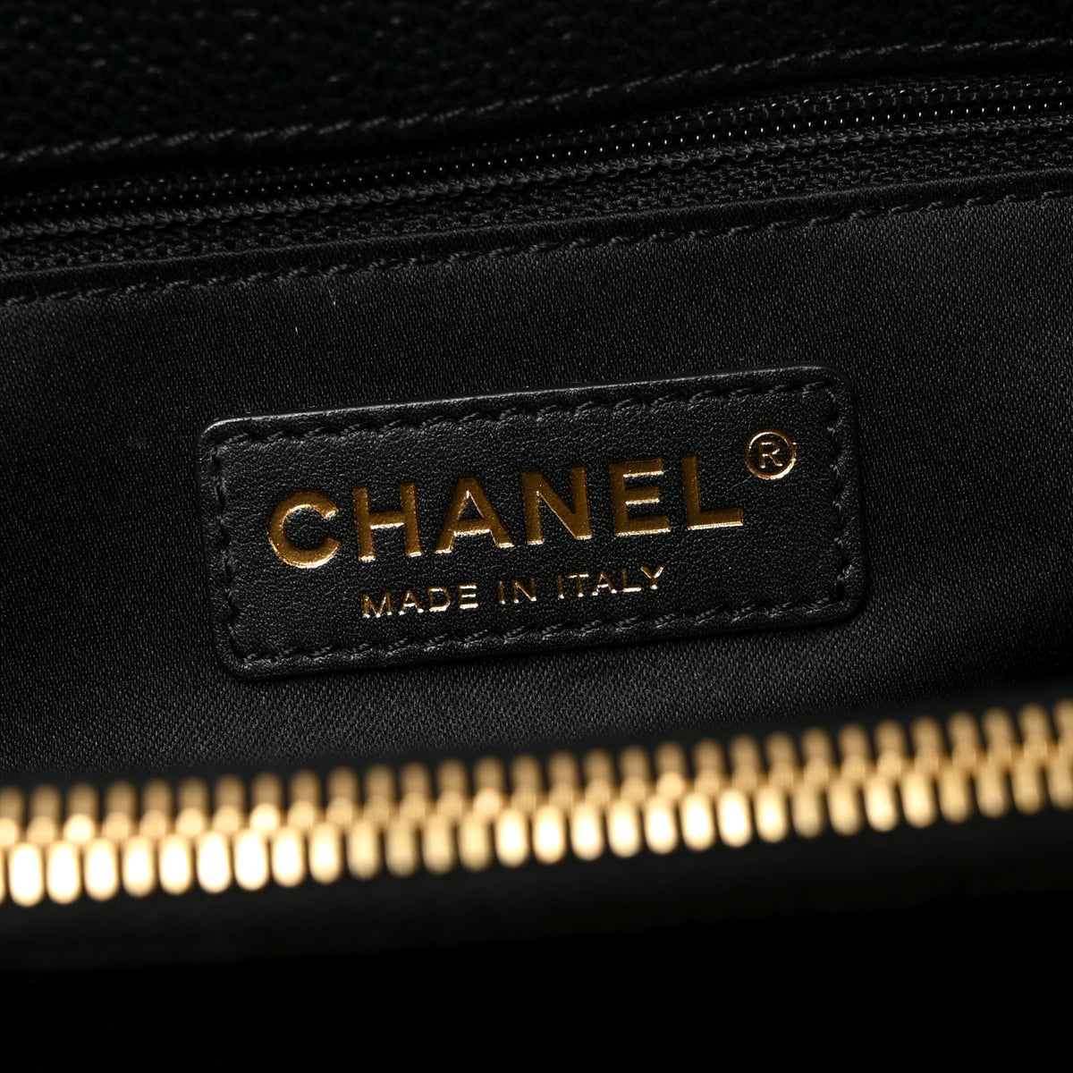 Chanel Caviar Quilted Grand Shopping Tote GST Black 5 of 9