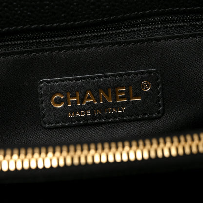 Chanel Caviar Quilted Grand Shopping Tote GST Black 5 of 9