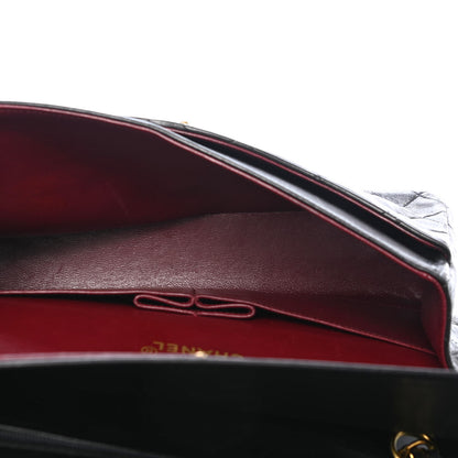 Chanel Lambskin Quilted Medium Double Flap Black 4 of 4